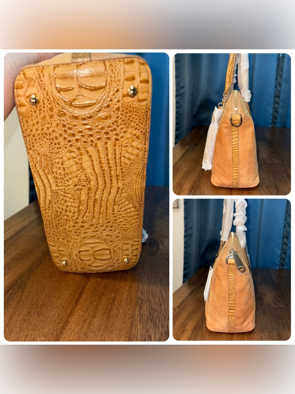 Brahmin NWT Duxbury & Suri - Tan Adrift - Camel Brown - Soft Leather - Picture 4 of 14